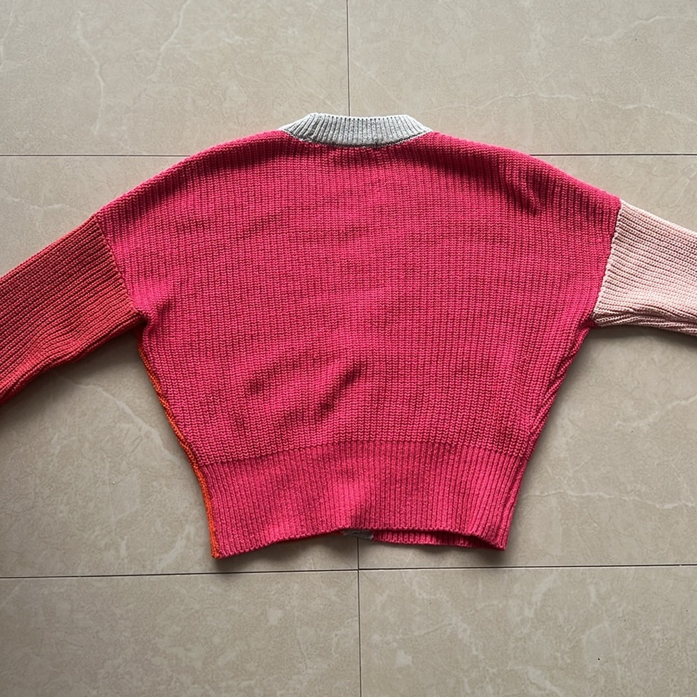 Steve Madden Color Block Sweater Size Xs - image 3